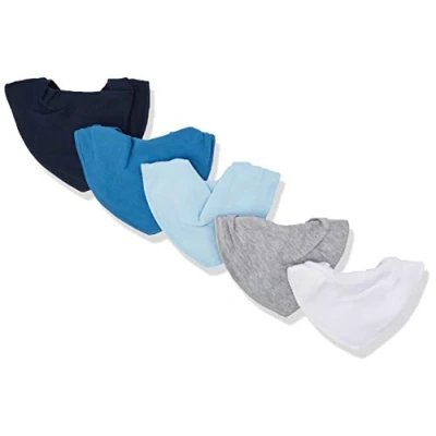 Abbildung von Pippi made with love Solid 5PACK Lätzchen für Kinder, Größe: One Size, Light dusty blue
