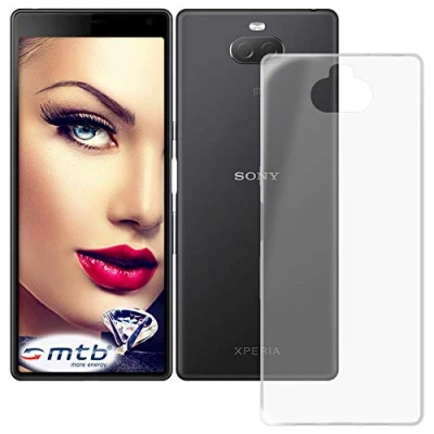 Abbildung von mtb more energy® Hülle Clear &amp; Slim für Sony Xperia 10 / XA3 (6.0&#039;&#039;) transparent flexibel TPU Silikon Schutzhülle Case Cover Tasche
