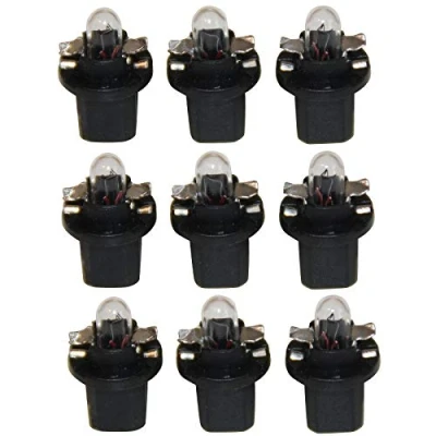 Abbildung von LED Mafia® 9X Halogen Tachobeleuchtung Cockpit Glühbirne Tacho warmweiß Birne b