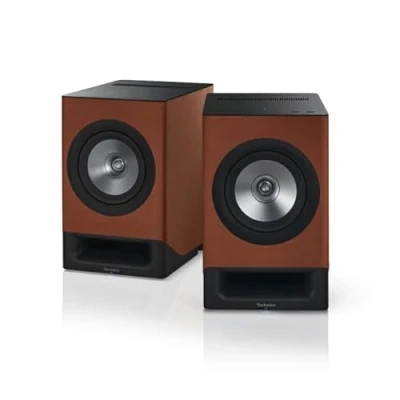 Abbildung von Technics SC CX700 HiFi Wireless Lautsprecher, Bluetooth, AirPlay 2: Terrakotta Braun