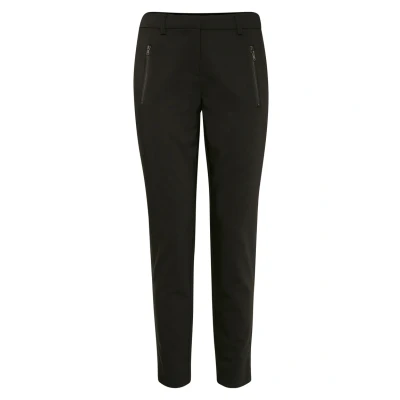 Abbildung von Fransa Zapant Stoffhose, Damen, Größe: 34, Black