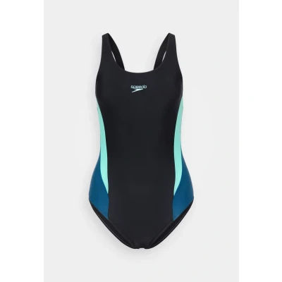 Abbildung von Speedo Womens Colourblock Badeanzug, Damen, Größe: 42, Arctic glass