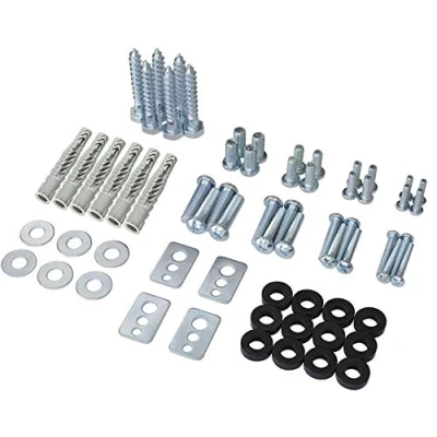 Abbildung von RICOO Schrauben Wandhalterung TV VESA Set SPZ0200 F Max 100 Kg mit UX10 Dübel Fischer ® für Betonwände, Holzschrauben M4 M5 M6 M8 66