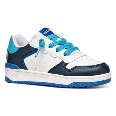 Abbildung von Geox Washiba BOY Sneaker low für Kinder, Größe: 39, White/azure Schuhe