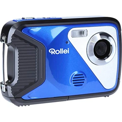 Abbildung von Rollei Sportsline 60 Plus wasserdichte Digitalkamera mit 21 MP &amp; Full HD Camcorder Sports Cam großem Display, Motivprogrammen, robustes Case und einfacher Menüführung, perfekt für Kinder