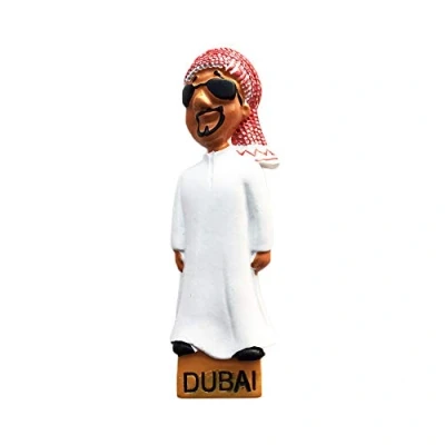 Abbildung von Dubai Arab 3D Kühlschrank Magnet Harz Reise Souvenirs, handgemachte Home &amp; Küche Dekoration Sammlung Geschenk