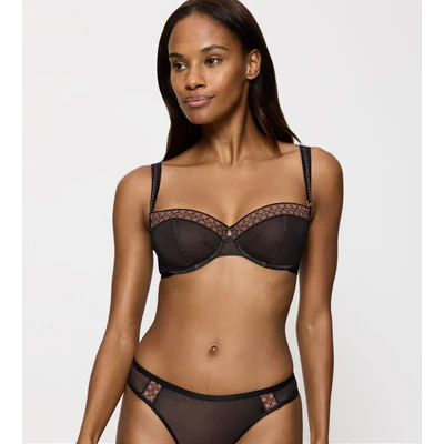 Abbildung von Triumph Palina Cosmic Heartbeat Bügel BH, Damen, Größe: 70H, Black