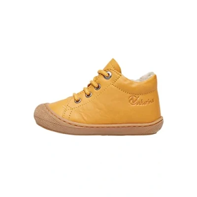 Abbildung von Naturino Lauflernschuhe aus Leder mit Wollfutter, Orange 18