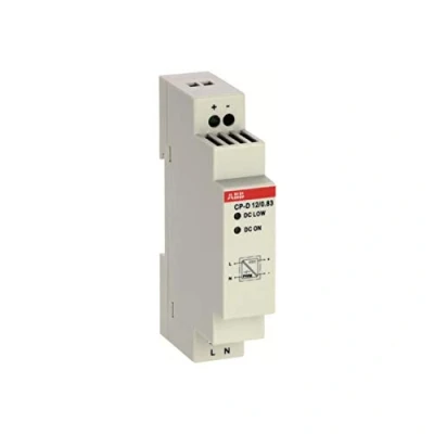 Abbildung von ABB CP D Phasen Getaktet DIN Schienen Netzteil 10W, 100 → 240V ac, 24V dc / 420mA