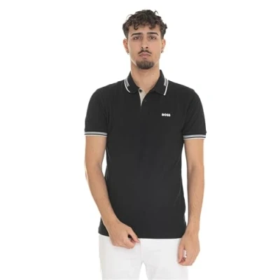 Abbildung von BOSS PAUL Poloshirt, Herren, Größe: Large, Black