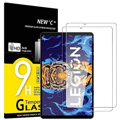 Abbildung von NEW&#039;C 2 Stück, Panzer Schutz Glas für Lenovo Legion Y700, 9H Härte,HD Displayschutzfolie, 0.33mm Ultra klar