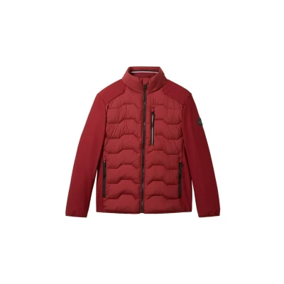 Abbildung von TOM Tailor Hybrid Winterjacke, Herren, Größe: Small, Burgundy dark red