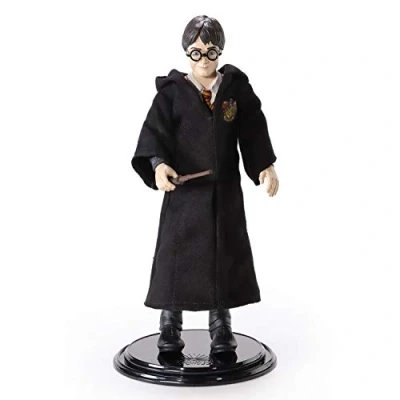 Abbildung von The Noble Collection Actionfigur Harry Potter Biegefigur, (lässt sich in viele verschiedene Positionen biegen, ca. 19 cm),