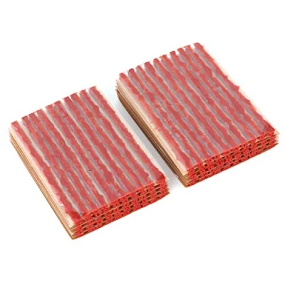 Abbildung von Reifen Reifenreparatur Stopfen Gummi, 100 Stück 100x3mm Tubeless autoreifen felgen reparaturset Gummi Dichtungsstreifen Pannenhilfe für Auto Motorrad(Braun)