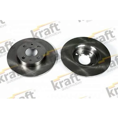 Abbildung von KRAFT 6043060 Bremsscheibe 240, 240,5 10,8 4 voll FIAT: 500 Schrägheck, Panda II Punto ABARTH: / 595 695 Schrägheck
