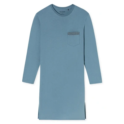 Abbildung von Schiesser Nachtwäsche Shirt, Herren, Größe: 48, Graphit