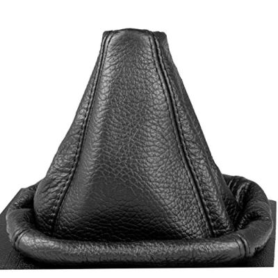 Abbildung von L &amp; P Car Design L&amp;P A0014 Schaltsack Schaltmanschette 100% Echtleder Leder Schwarz Ersatzteil für Mondeo Mk4 Bj. 2007 2014