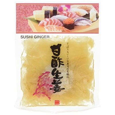 Abbildung von Endo Ingwer, eingelegt, weiss (Gari Shoga), 10er Pack (10 x 110 g Packung)