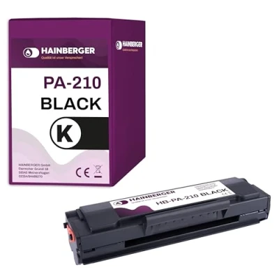 Abbildung von Hainberger 1x Toner Kompatibel PA210 BK für Pantum P2502W P2500W M6550NW M6500W M6558NW M6608NW M6600NW
