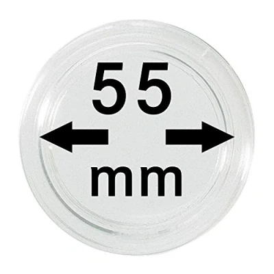Abbildung von Muntcapsules Rond geschikt voor munten Ø 55 mm.