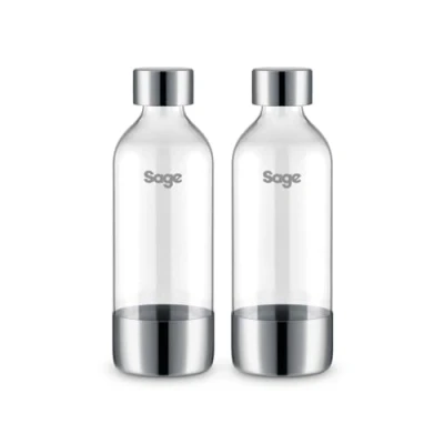Abbildung von Sage the InFizz™ SCA001BSS Wassersprudler Flaschen 2er Set 1 L
