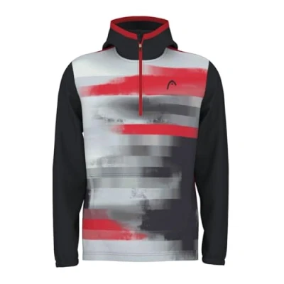 Abbildung von HEAD TOPSPIN Hoodie Men, Schwarz/Rot