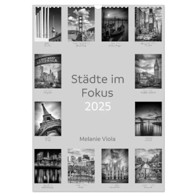 Abbildung von Städte im Fokus (Wandkalender 2025 DIN A3 hoch), CALVENDO Monatskalender