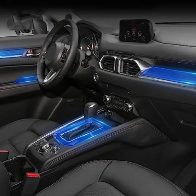 Abbildung von LAVIYE Auto Innenraum Mittelkonsole Transparent TPU Schutzfolie Anti Kratz Reparaturfolie Zubehör Refit,Für Mazda CX 5 2017 2023