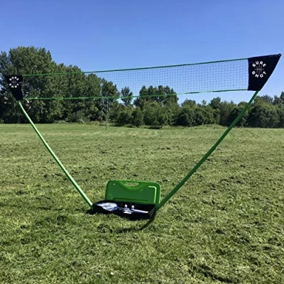 Abbildung von Sure Shot Quick Fit Outdoor Badminton Set, grün/schwarz