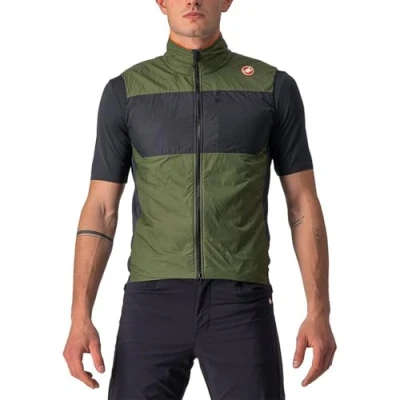 Abbildung von CASTELLI 4522010 755 UNLIMITED PUFFY vest Sports Men&#039;s Goldenrod/dunkelgrau L