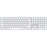 Abbildung von Apple Magic Keyboard mit Touch ID und Ziffernblock für Mac Modelle Chip Englisch (Großbritannien) Weiße Tasten ​​​​​​​