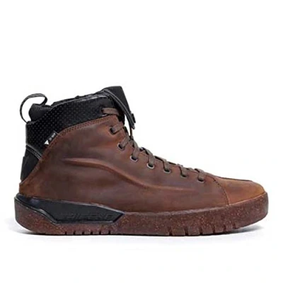 Abbildung von Dainese Metractive D WP Shoes, Motorradschuhe Leder Wasserdicht, Herren, Braun/Naturkautschuk, 42
