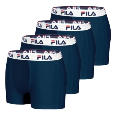 Abbildung von Fila Herren FI/1BCX4/FU5016 Retroshorts, NV, M (4er Pack)