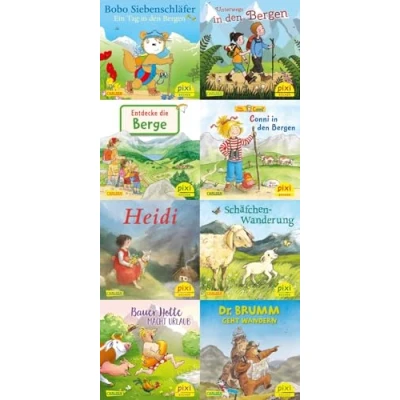 Abbildung von Pixi 8er Set 301: Mit in den Bergen (8x1 Exemplar) (301)