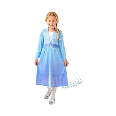 Abbildung von Rubie&#039;s Kostüm Die Eiskönigin 2 Elsa Reiseoutfit Größe 98, Klassisches Märchenkleid aus dem ersten &#039;Frozen&#039; Film