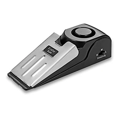 Abbildung von Mengshen 1 Pack Sicherheit Keil Türstopper Alarmstopper Blockieren Reise Sicherheitswarnung 120db (Packung mit 1) MS M68