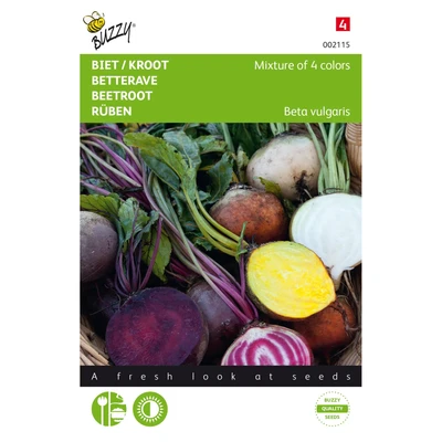 Abbildung von Saatgut Rote Beete Mixed Colours Buzzy