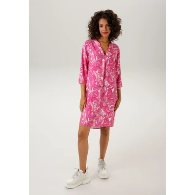 Abbildung von Aniston CASUAL Sommerkleid, mit farbharmonischem, graphischem Druck