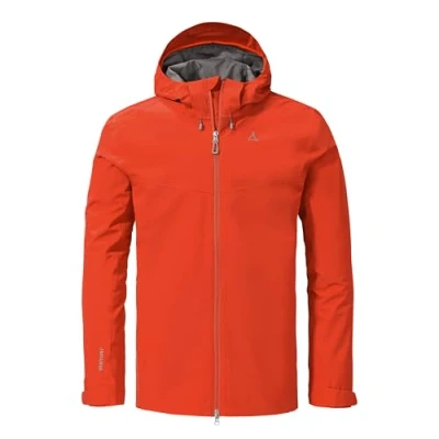 Abbildung von Schöffel 2L Ankelspitz M Regenjacke / wasserabweisende Jacke, Herren, Größe: 50, Orange