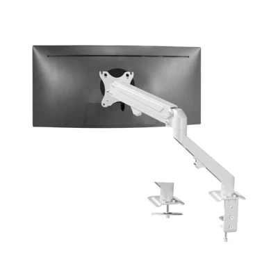 Abbildung von VIVO STAND V101OW Gelenkförmiger pneumatischer Federarm für 1 Monitor mit max. VESA 100 x 100, Weiß