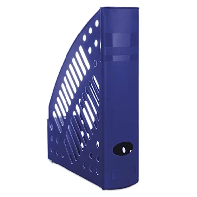 Abbildung von DONAU Dokumentenbox Durchbrochen Polystyrol A4 Blau / Typ A4/70 Art Durchbrochen/Material Polystyrol/Etikett N.a. Farbe Blau/Format Flächengewicht (g/m2) Breite (mm) 70