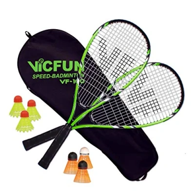 Abbildung von Vicfun Speed Badminton 100 Premium grün