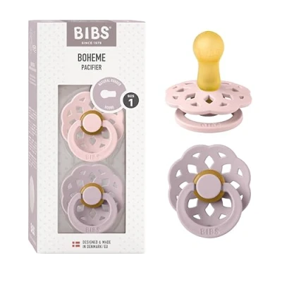 Abbildung von BIBS Boheme Schnuller Gr.1, Rosa/Lila