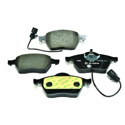 Abbildung von HELLA 8DB 355 007 461 Bremsbelagsatz mit integriertem Verschleißwarnkontakt AUDI: A6 C4 Limousine, 100 Avant