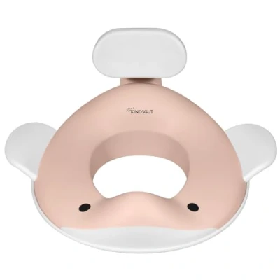 Abbildung von Kindsgut Toiletten Aufsatz Wal für Kinder, kinderfreundliches Design, in dezenten und modernen Farben, frei von Schadstoffen kindgerecht, Peach