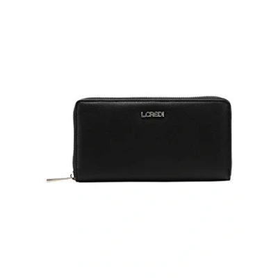 Abbildung von L.CREDI Women&#039;s FLIPPA Bi Fold Wallet, schwarz