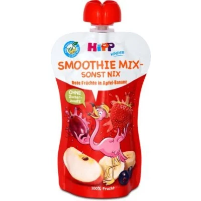 Abbildung von Hipp Bio Smoothie Quetschbeutel Erdbeer in Apfel Banane
