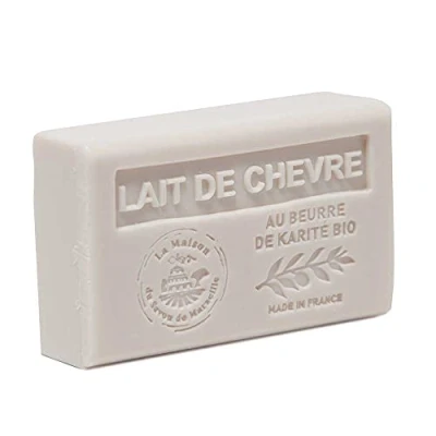 Abbildung von Provenzalische Seife Ziegenmilch (Lait de Chevre) mit Bio Sheabutter (125 Gramm)