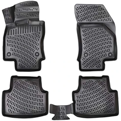 Abbildung von Elmasline Design 3D Gummimatten Set für Skoda Octavia I 1996 2006 Extra hoher 5cm Rand