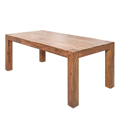 Abbildung von Invicta Interior Massiver Esstisch MAKASSAR 160cm Sheesham Tisch einzigartige Maserung Holztisch Küchentisch Konferenztisch
